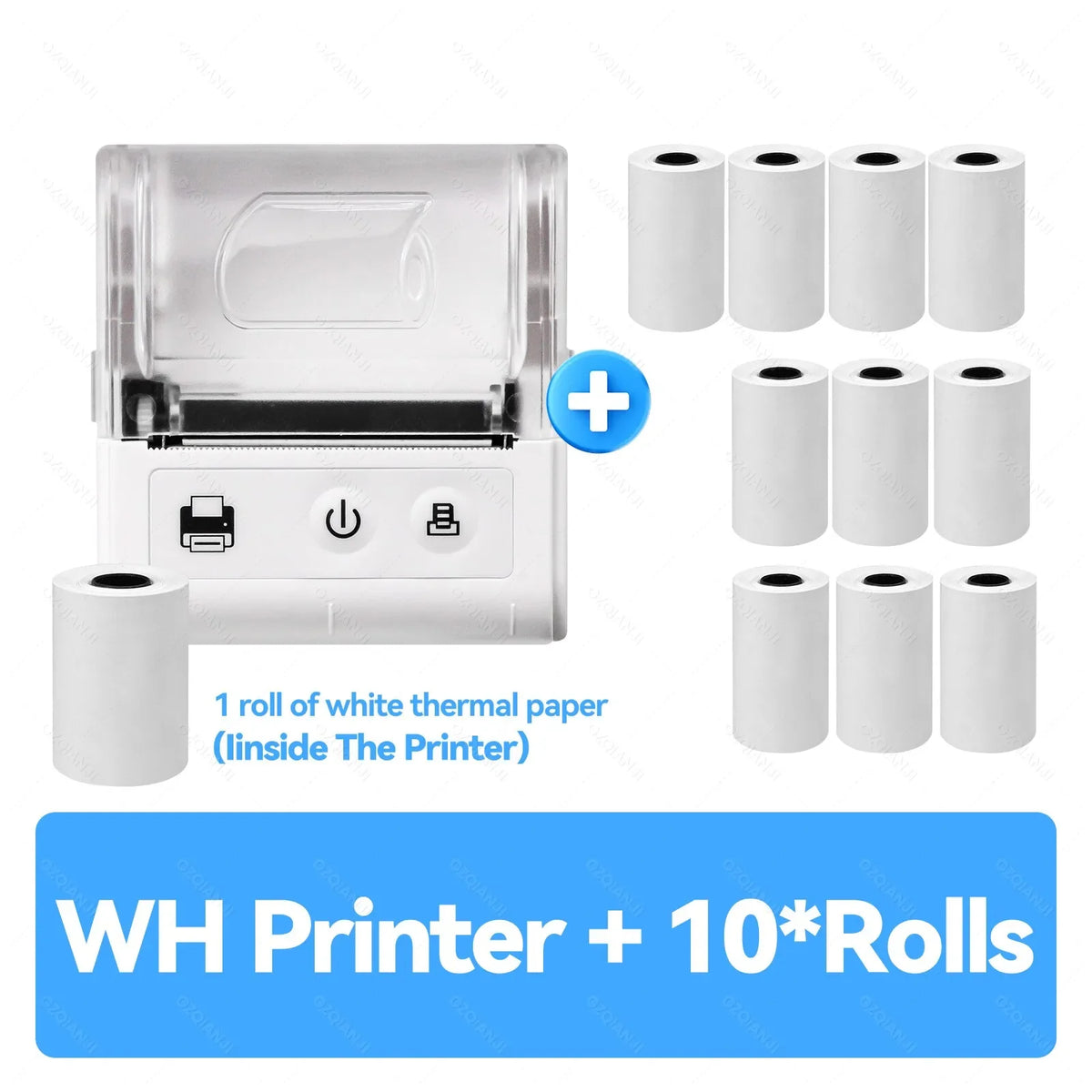58MM Mini Pocket Thermal Receipt Printer Mobile Portable Ticket Bill Wireless Bluetooth USB Thermal POS Printer PC Android IOS